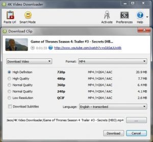 serial 4k video downloader 4.5